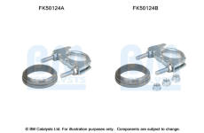 Montážní sada, výfuková trubka BM CATALYSTS FK50124