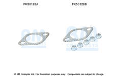 Montážní sada, výfuková trubka BM CATALYSTS FK50128