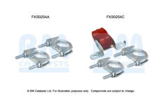 Montážní sada, výfuková trubka BM CATALYSTS FK50254