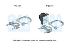 Montážní sada, výfuková trubka BM CATALYSTS FK50326