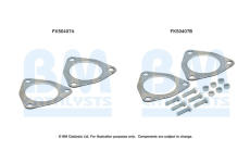 Montážní sada, výfuková trubka BM CATALYSTS FK50407
