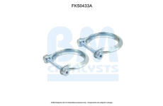 Montážní sada, výfuková trubka BM CATALYSTS FK50433