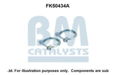 Montážní sada, výfuková trubka BM CATALYSTS FK50434