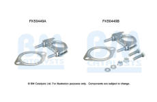 Montážní sada, výfuková trubka BM CATALYSTS FK50449