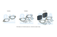 Montážní sada, výfuková trubka BM CATALYSTS FK50495