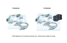 Montážní sada, výfuková trubka BM CATALYSTS FK50629
