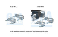 Montážní sada, výfuková trubka BM CATALYSTS FK50751