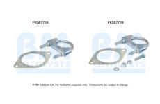 Montážní sada, výfuková trubka BM CATALYSTS FK50770