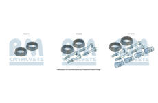 Montážní sada, výfuková trubka BM CATALYSTS FK50806