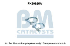 Montážní sada, výfuková trubka BM CATALYSTS FK50925
