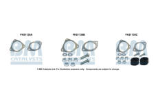 Montážní sada, výfuková trubka BM CATALYSTS FK51136