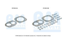 Montážní sada, výfuková trubka BM CATALYSTS FK70012