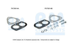 Montážní sada, výfuková trubka BM CATALYSTS FK70014