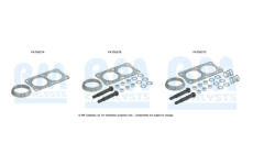 Montážní sada, výfuková trubka BM CATALYSTS FK70037