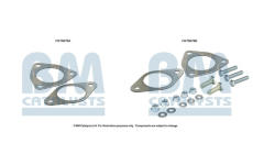 Montážní sada, výfuková trubka BM CATALYSTS FK70079