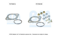 Montážní sada, výfuková trubka BM CATALYSTS FK70091