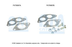Montážní sada, výfuková trubka BM CATALYSTS FK70097