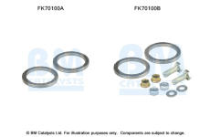 Montážní sada, výfuková trubka BM CATALYSTS FK70100