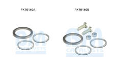 Montážní sada, výfuková trubka BM CATALYSTS FK70140