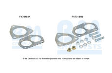 Montážní sada, výfuková trubka BM CATALYSTS FK70184