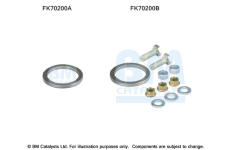 Montážní sada, výfuková trubka BM CATALYSTS FK70200