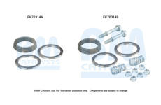Montážní sada, výfuková trubka BM CATALYSTS FK70314