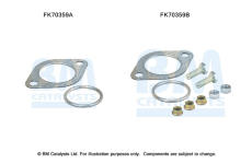 Montážní sada, výfuková trubka BM CATALYSTS FK70359