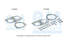 Montážní sada, výfuková trubka BM CATALYSTS FK70380