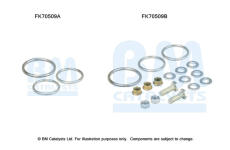 Montážní sada, výfuková trubka BM CATALYSTS FK70509