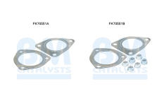 Montážní sada, výfuková trubka BM CATALYSTS FK70551