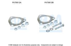 Montážní sada, výfuková trubka BM CATALYSTS FK70612