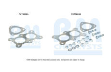 Montážní sada, výfuková trubka BM CATALYSTS FK70666