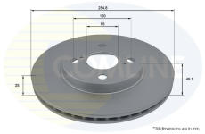 Brzdový kotúč COMLINE ADC01107V