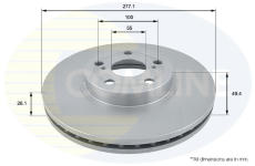 Brzdový kotúč COMLINE ADC01109V