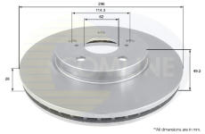 Brzdový kotúč COMLINE ADC01112V