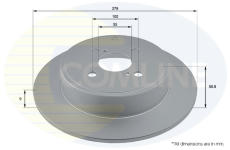 Brzdový kotúč COMLINE ADC01116