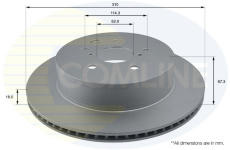 Brzdový kotúč COMLINE ADC01123V