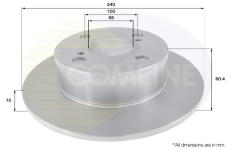 Brzdový kotúč COMLINE ADC01131