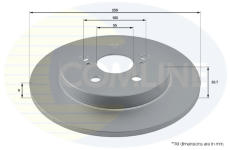Brzdový kotúč COMLINE ADC01149