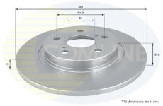 Brzdový kotúč COMLINE ADC01151