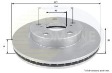 Brzdový kotúč COMLINE ADC0139V