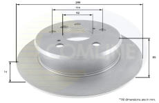 Brzdový kotúč COMLINE ADC0147