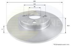 Brzdový kotúč COMLINE ADC0155