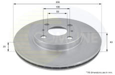 Brzdový kotúč COMLINE ADC0194V