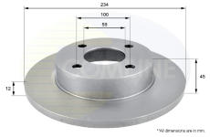 Brzdový kotúč COMLINE ADC0227