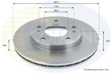 Brzdový kotúč COMLINE ADC0228V
