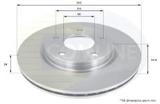 Brzdový kotúč COMLINE ADC0277V