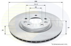 Brzdový kotúč COMLINE ADC0295V