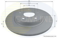 Brzdový kotúč COMLINE ADC0297V