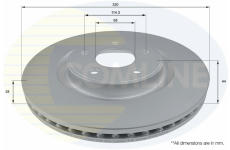 Brzdový kotúč COMLINE ADC0298V